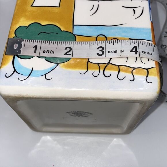 Boston Warehouse Trading Corp. Vintage Colorful Ceramic Bistro Kitchen Canister - Picture 7 of 16